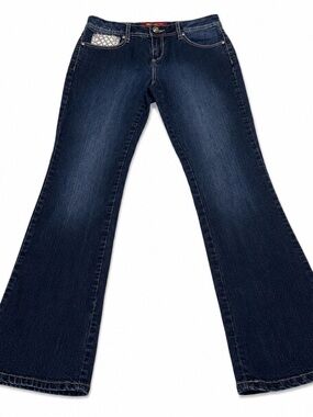 Women's Dark Indigo Flare Jeans - Wide Leg